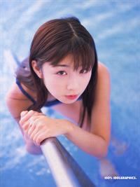 Yuko Ogura in a bikini