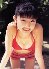 Yuko Ogura in a bikini