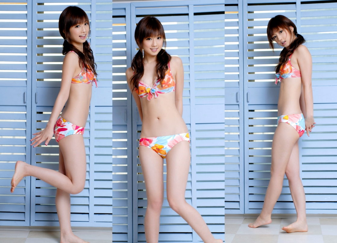 Yuko Ogura in a bikini