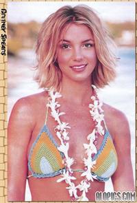 Britney Spears in a bikini