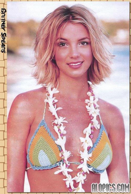 Britney Spears in a bikini