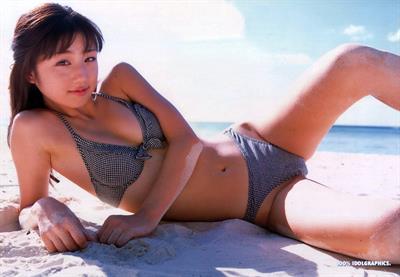 Yuko Ogura in a bikini