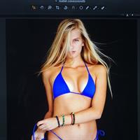 Isabell Klem in a bikini