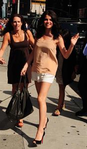 Selena Gomez at the Late Show with David Letterman on July 20, 2010