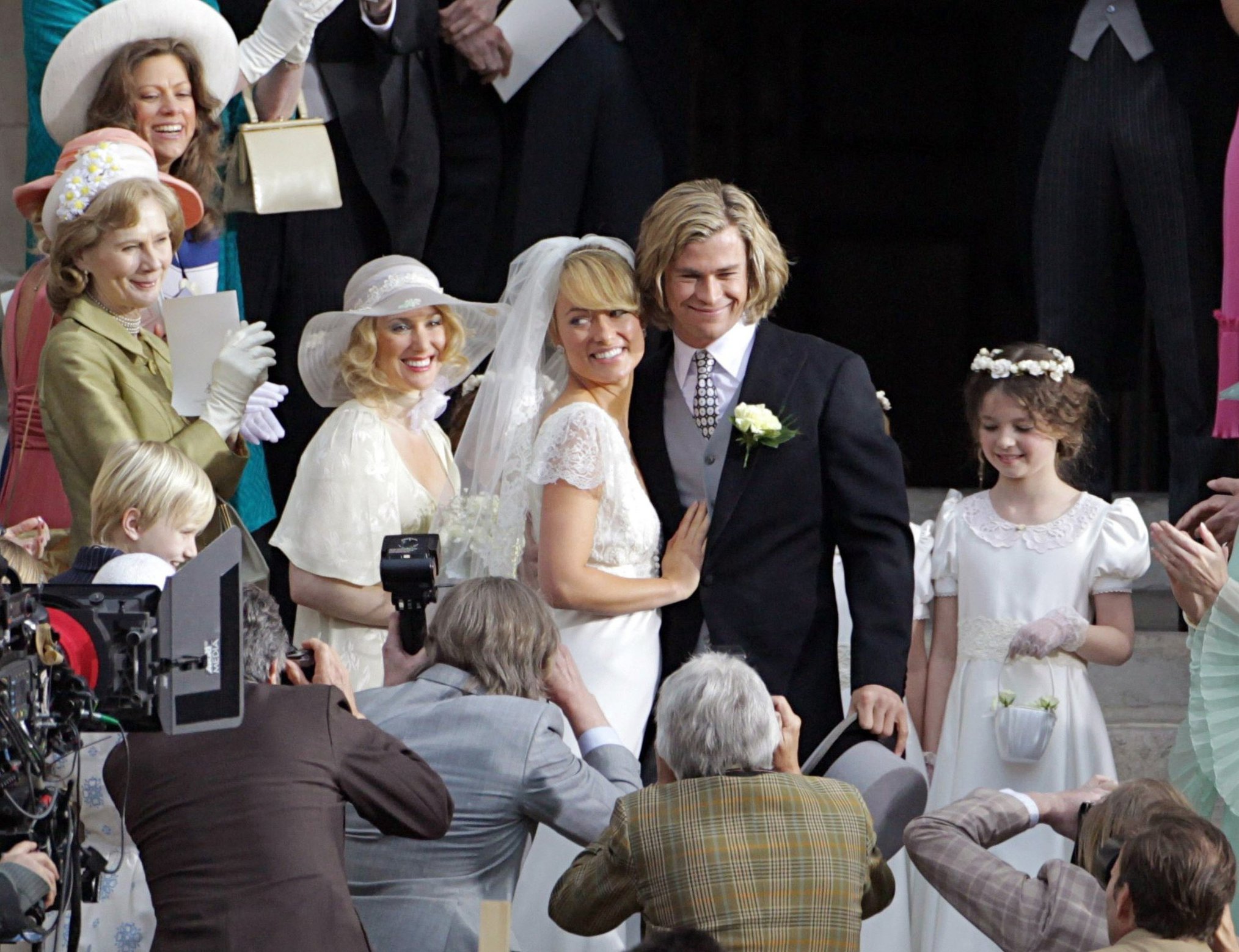 Olivia Wilde on the set for the movie Rush on April 2, 2012