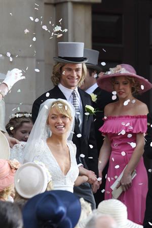 Olivia Wilde on the set for the movie Rush on April 2, 2012