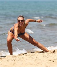 Ilary Blasi in a bikini