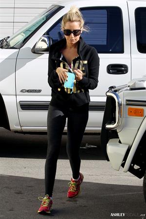 Ashley Tisdale out and about in LA 12/11/12 