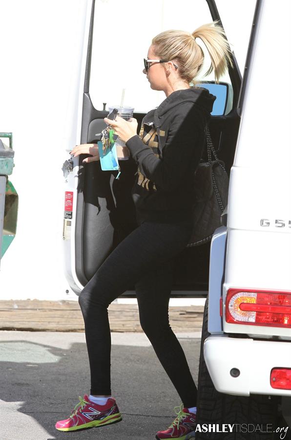 Ashley Tisdale out and about in LA 12/11/12 