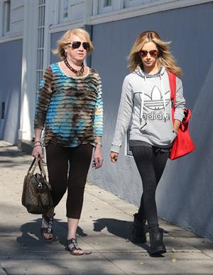 Ashley Tisdale voting in LA 11/6/12