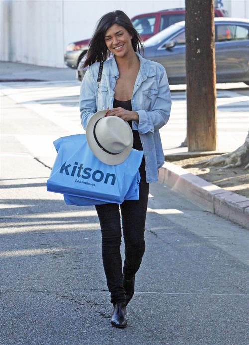 Jessica Szohr Shopping at Kitson, West Hollywood - December 20, 2012