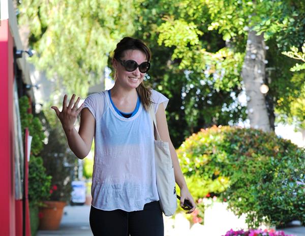 Olivia Wilde leaving a gym in Los Angeles on June 12, 2011 