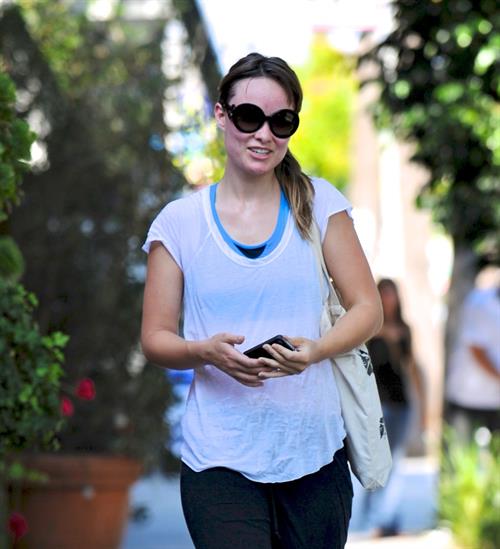 Olivia Wilde leaving a gym in Los Angeles on June 12, 2011 