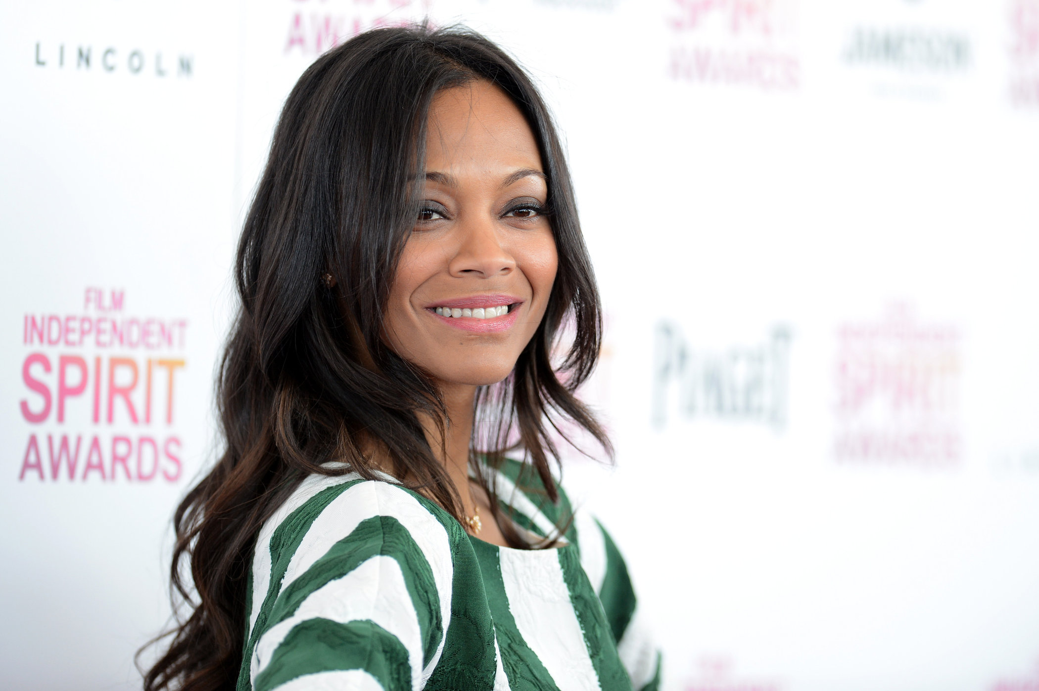 Zoe Saldana 2013 Film Independent Spirit Awards in Santa Monica - Feb. 23 2013 