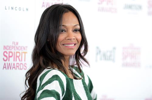 Zoe Saldana 2013 Film Independent Spirit Awards in Santa Monica - Feb. 23 2013 