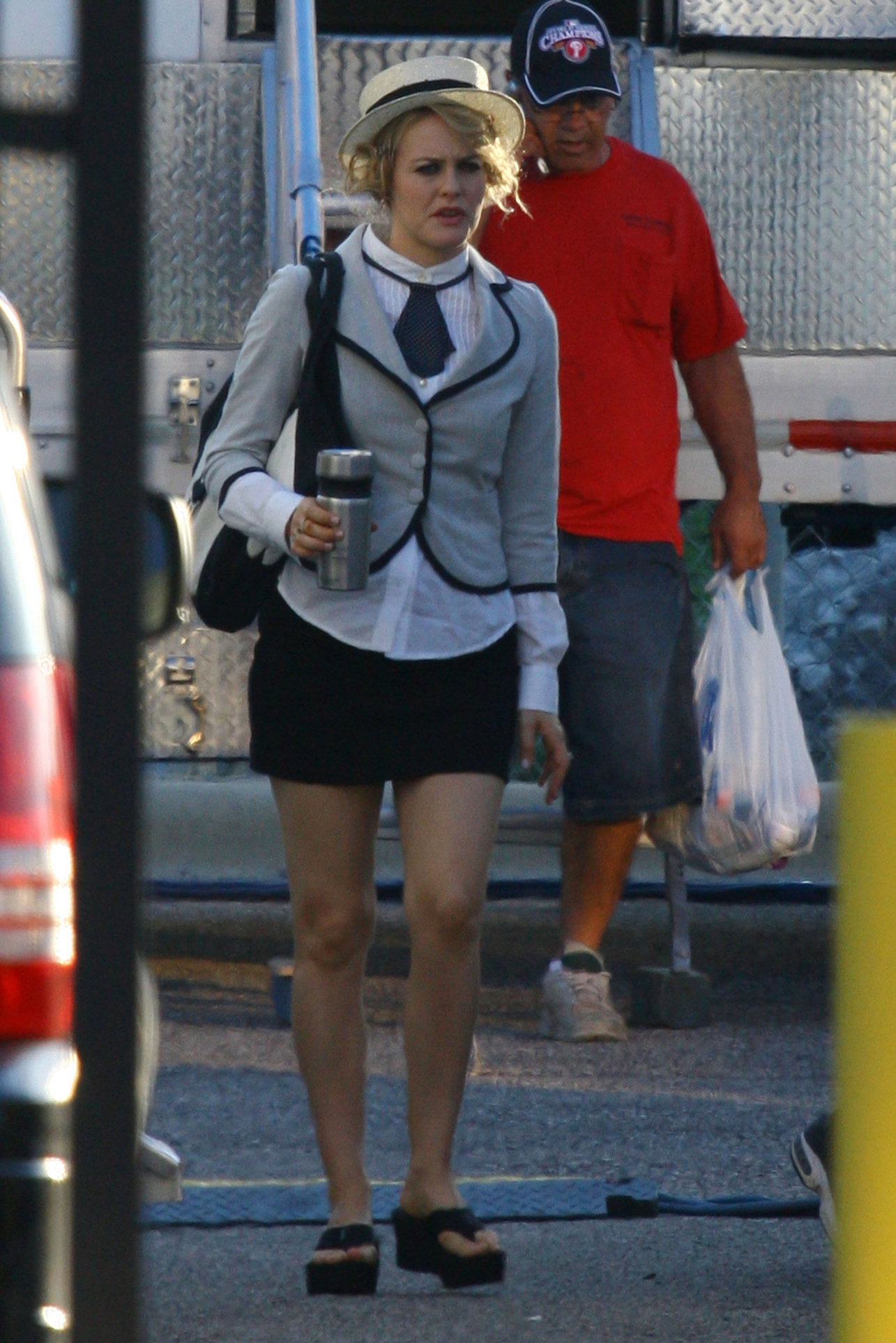 Alicia Silverstone on Vamps set in Detroit on August 13, 2010 