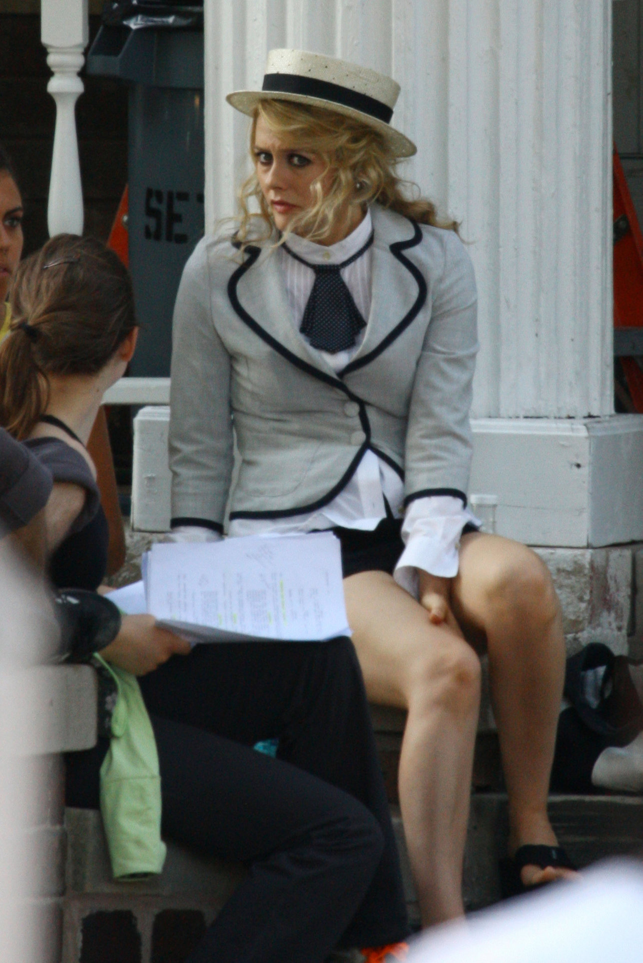 Alicia Silverstone on Vamps set in Detroit on August 13, 2010 
