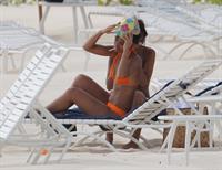 Amelle Berrabah bikini candids Barbados Jan 5, 2010 