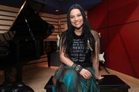 Amy Lee of Evanescence visits Fuses Top 20 countdown at KMA Studios in New York on July 25, 1012