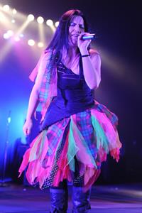 Amy Lee performing live at the Hard Rock Cafe in Hollywood Florida on January 17, 2012