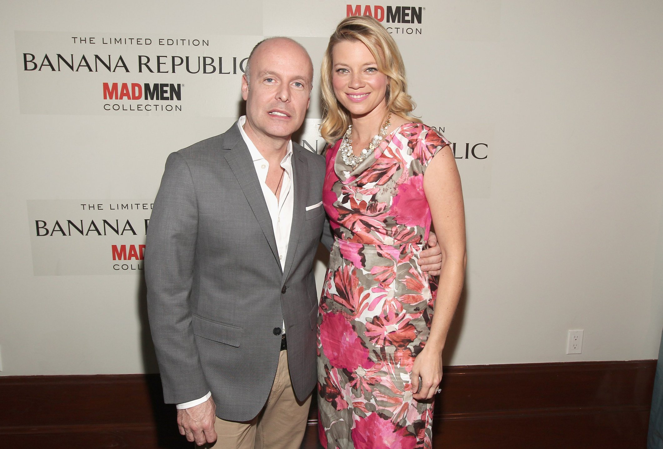 Amy Smart at Banana Republic's Mad Men Spring Collection launch on February 29, 2012 