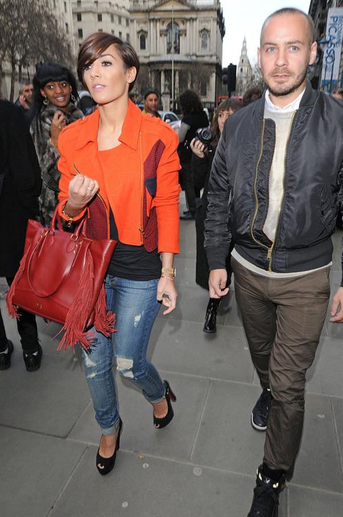 Frankie Sandford London Fashion Week, Feb 15, 2013 