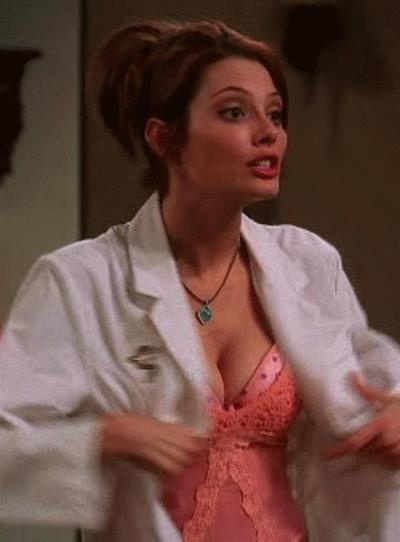 April Bowlby in lingerie