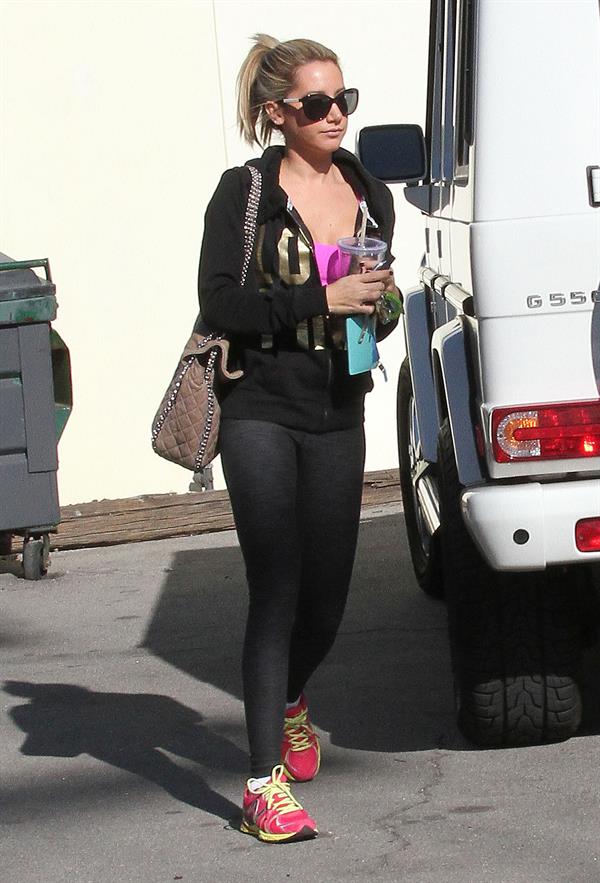 Ashley Tisdale out and about in LA 12/11/12 