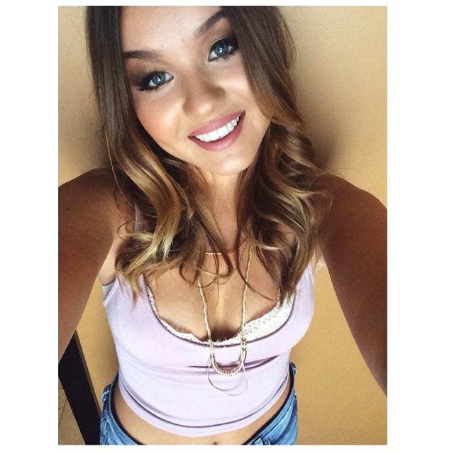 Torri Webster taking a selfie