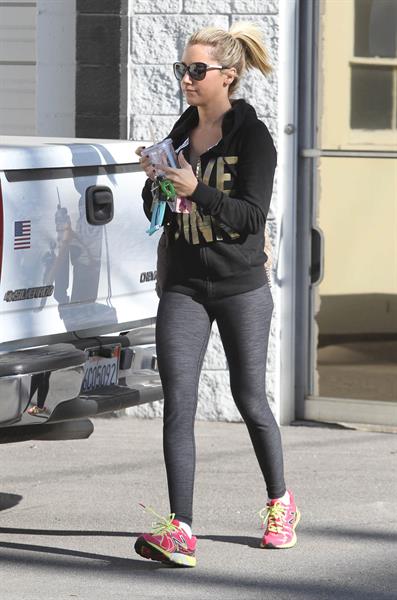 Ashley Tisdale out and about in LA 12/11/12 
