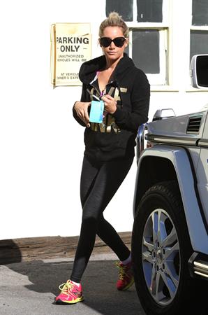 Ashley Tisdale out and about in LA 12/11/12 