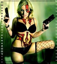 Alecia Patterson in lingerie