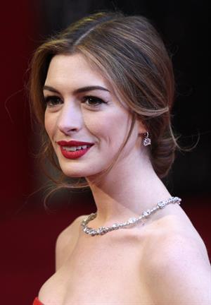 Anne Hathaway 83rd annual Academy Awards in Hollywood on February 27, 2011