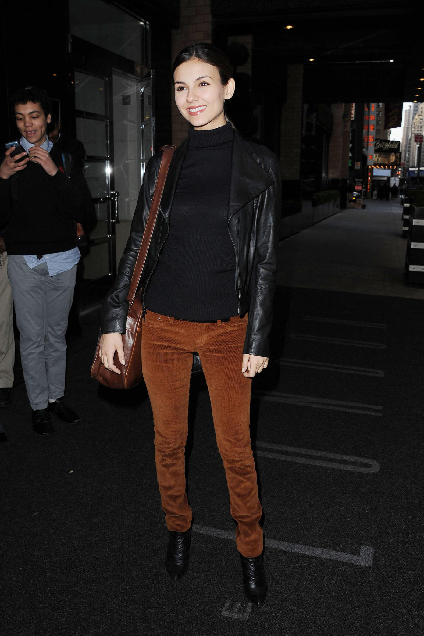 Victoria Justice Pictures Victoria Justice out and about in New York 2/12/13