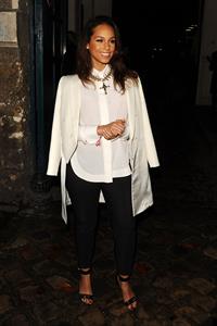 Alicia Keys Paris Fashion Week on March 4, 2012