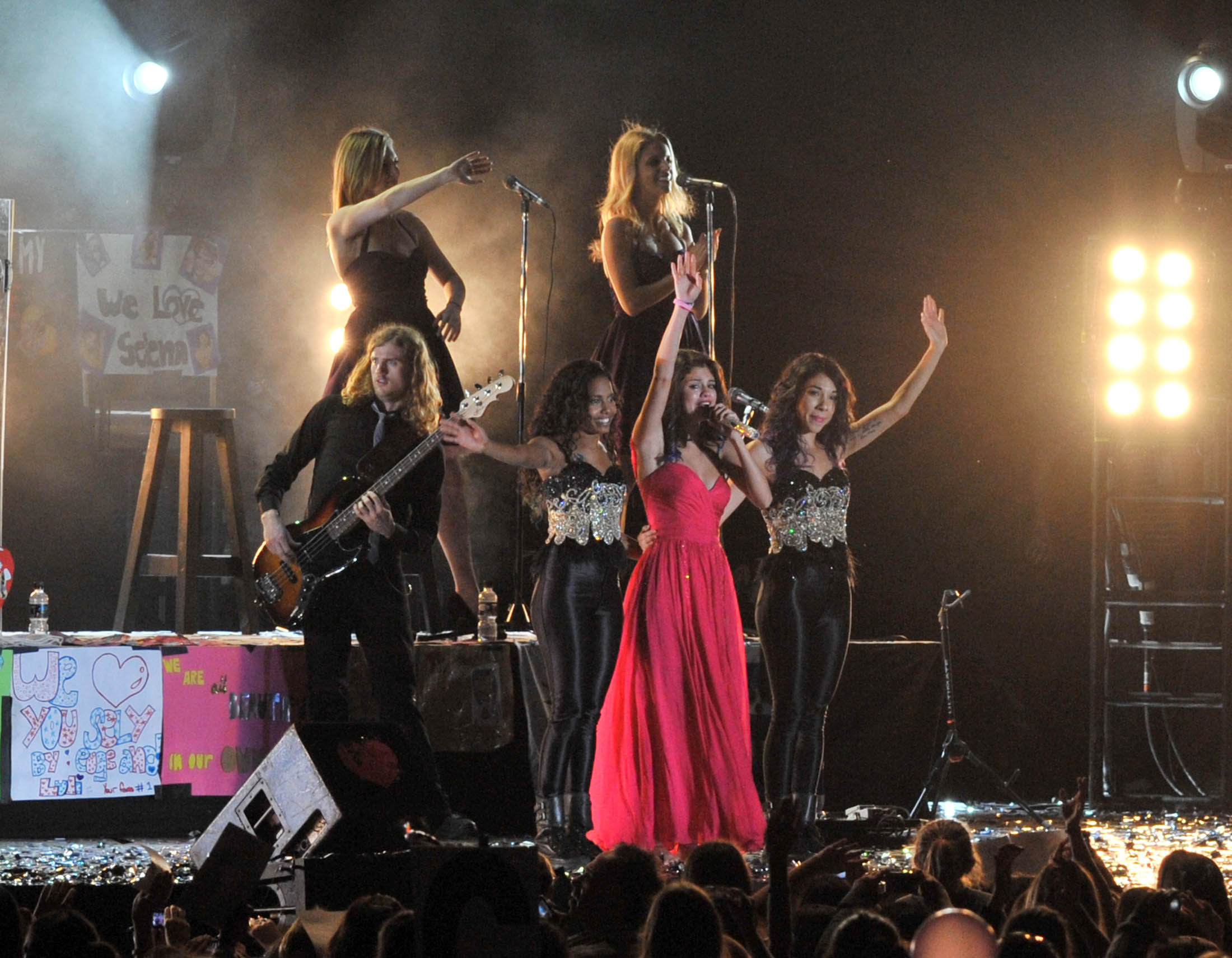 Selena Gomez performing in Montevideo Uruguay on February 11, 2012 