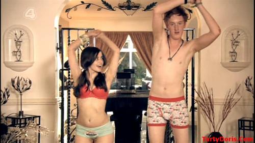 Holly Earl in lingerie