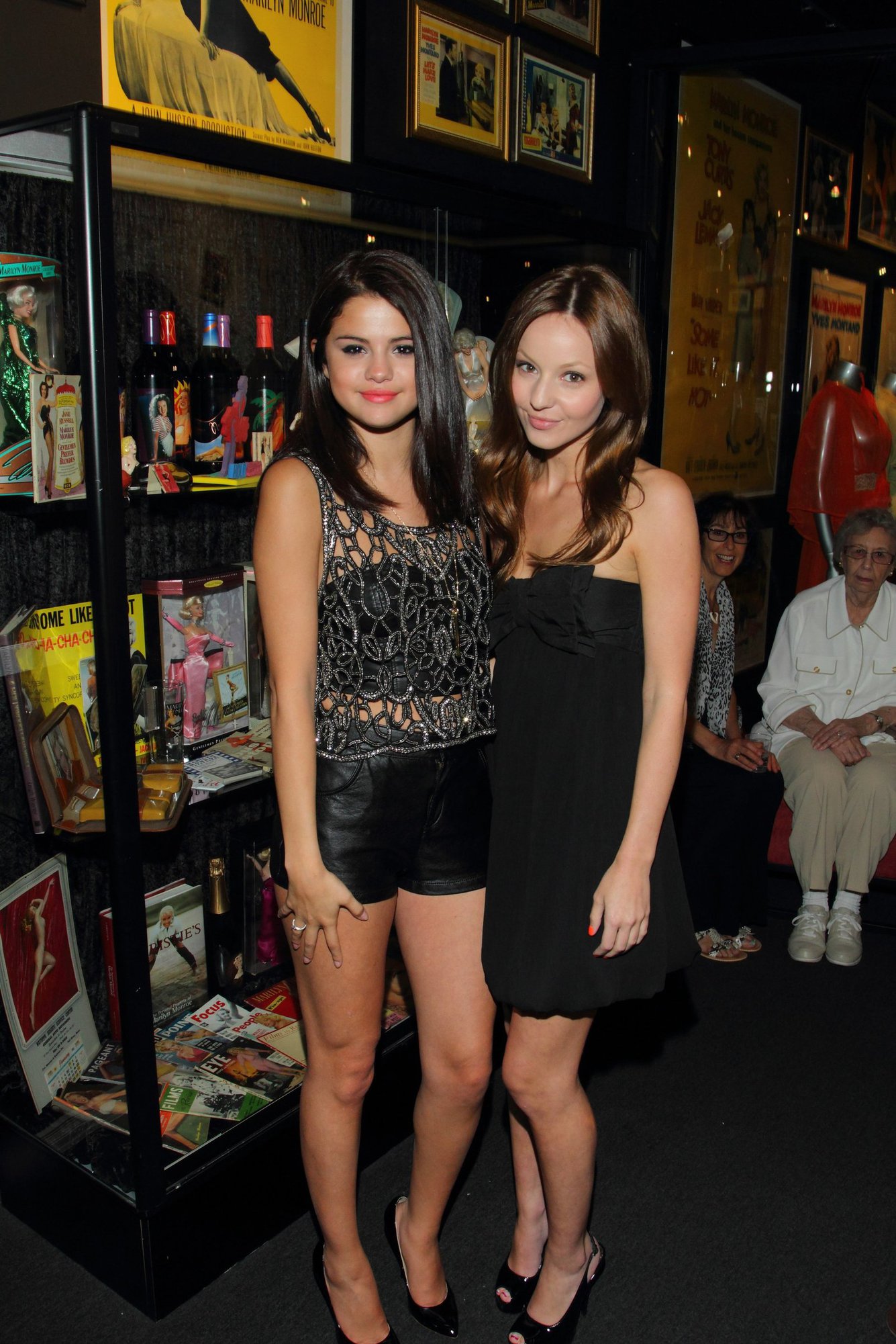 Selena Gomez at the Marilyn Monroe exhibit at the Hollywood Museum on May 30, 2012