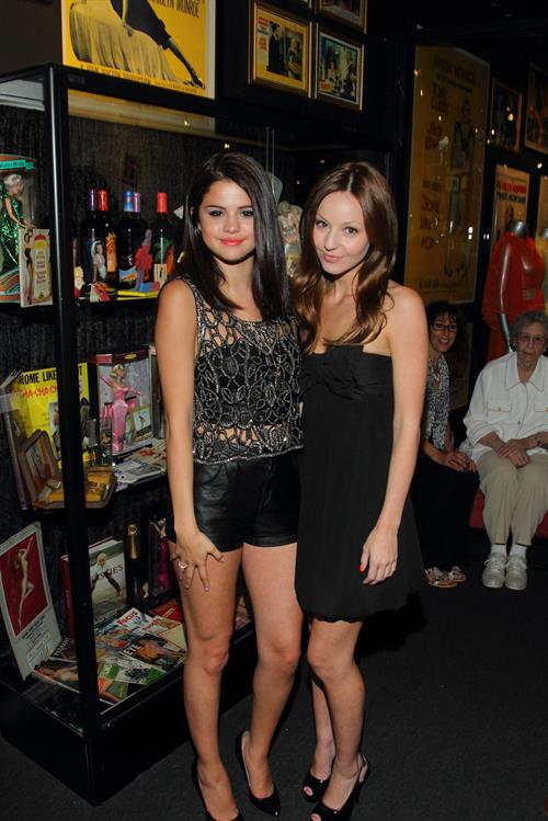 Selena Gomez at the Marilyn Monroe exhibit at the Hollywood Museum on May 30, 2012