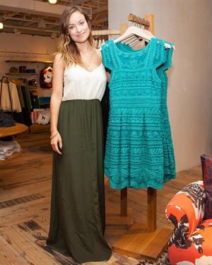 Olivia Wilde Anthropologie Collection Launch in Los Angeles - October 21, 2013