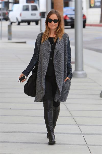 Olivia Wilde in Beverly Hills on October 29, 2013