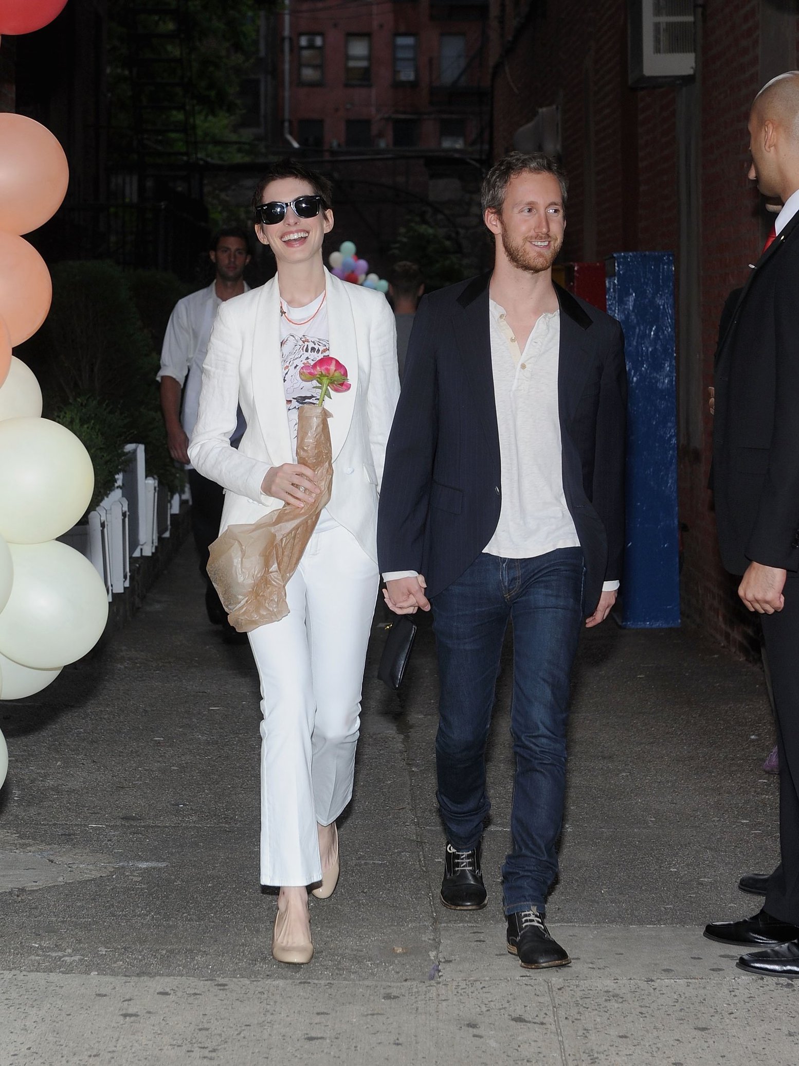 Anne Hathaway Stella McCartney Spring 2012 Presentation Dinner on June 11, 2012