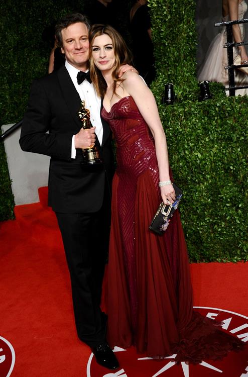 Anne Hathaway Vanity Fair Oscar Party on February 27, 2011