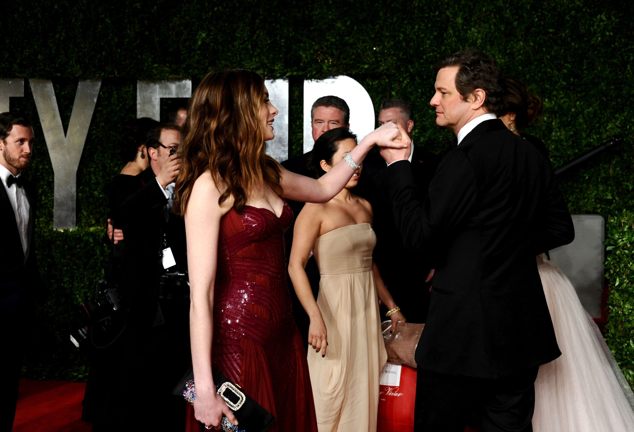 Anne Hathaway Vanity Fair Oscar Party on February 27, 2011