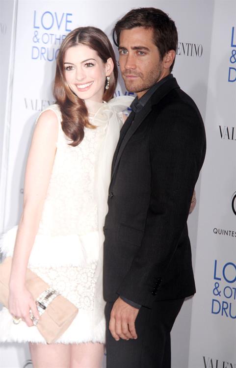 Anne Hathaway Love & Other Drugs screening at the DGA Theater in New York City on November 16, 2010