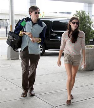 Ashley Greene at JFK Airport in New York on June 12, 2012