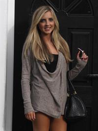 Alice Barlow Liverpool candids on May 13, 2011