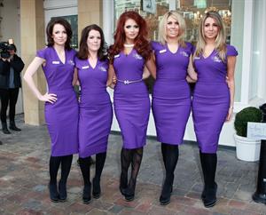 Amy Childs launching her Salon at Unit 1 Wilsons Corner in Brentwood on November 24, 2011