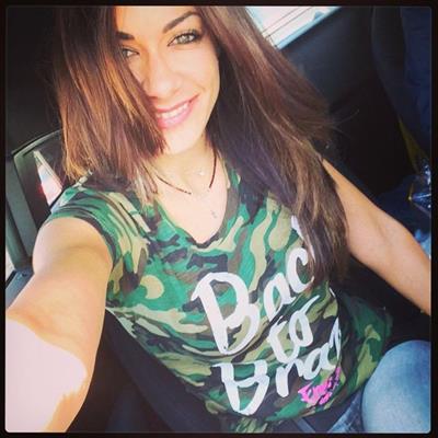 Melita Toniolo taking a selfie