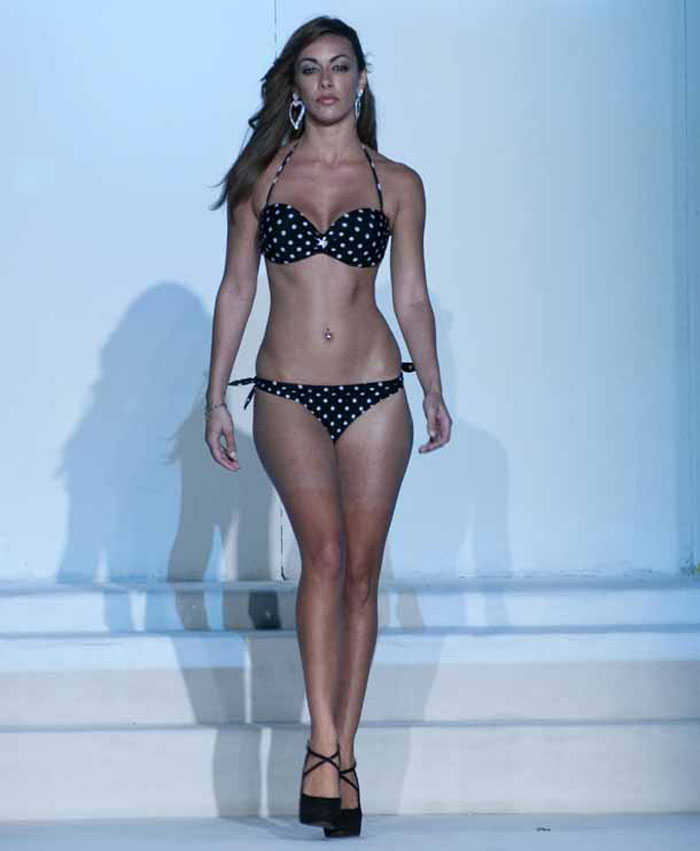 Melita Toniolo in a bikini